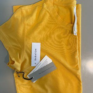NWT ARITZIA Yellow T-Shirt S (The Group by Babaton Foundation Crew T-Shirt)